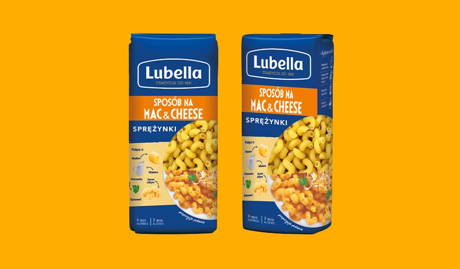 Lubella wprowadza makaron sprężynki do Mac Cheese