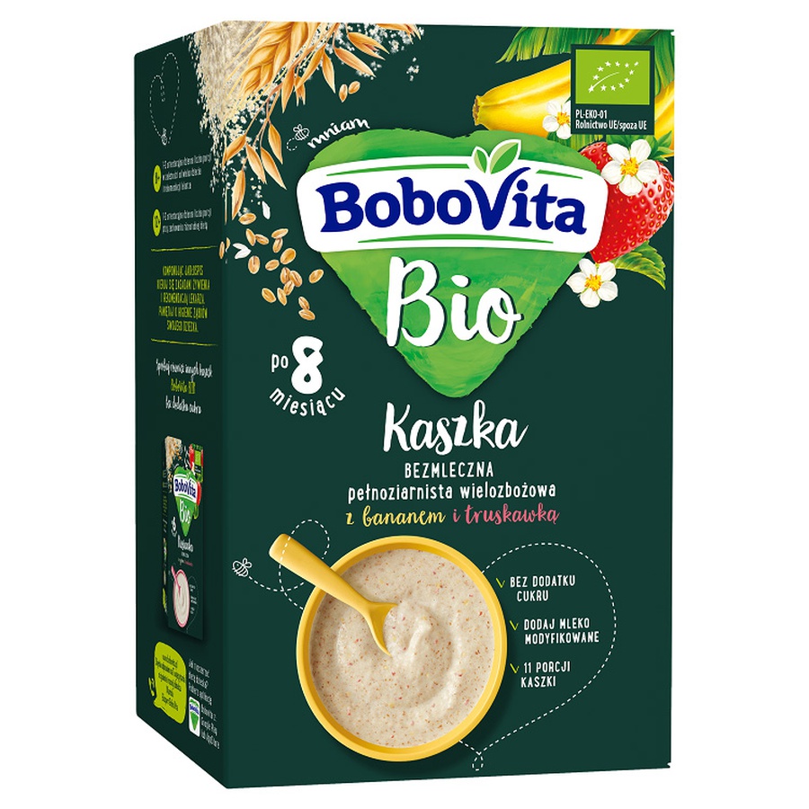 Kaszki BoboVita Bio w 3 smakowitych odsłonach